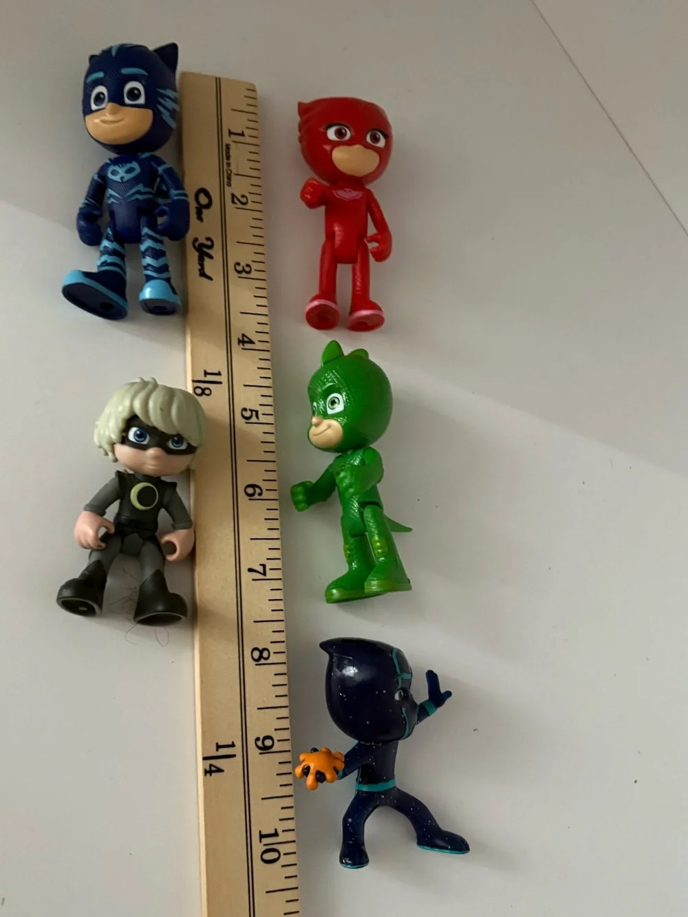 PJ Masks Vehicles & Figures Catboy Owlette Gekko Luna Girl Night Ninja 8 Pcs Set